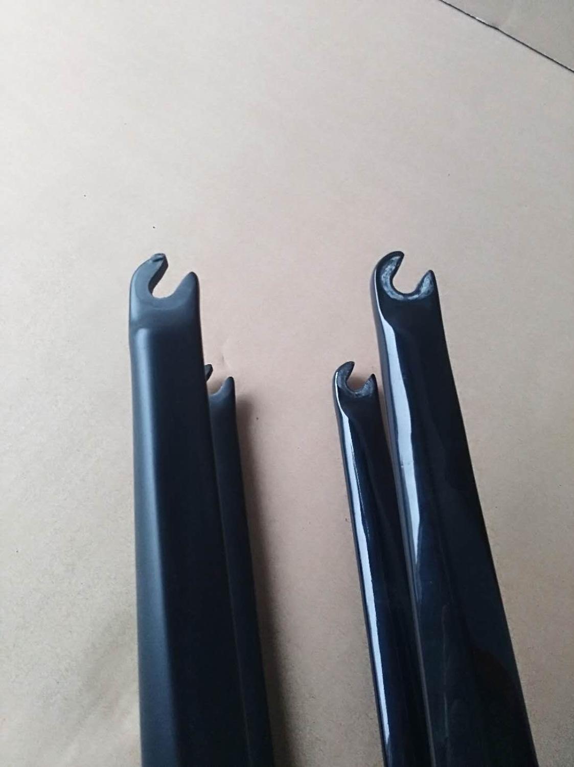 EARRELL 700c Full Carbon Fiber Bike Fork 700*23c Tires carbon road for bicycle Straigh fork brand V brakes UD black