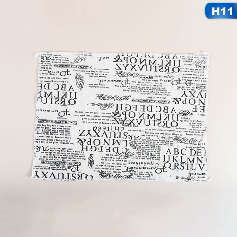 Small 30x40cm Plaid Table Mat Placemat Napkins Food Photography Nordic Photo Background Cloth Photography Shooting Props: 11