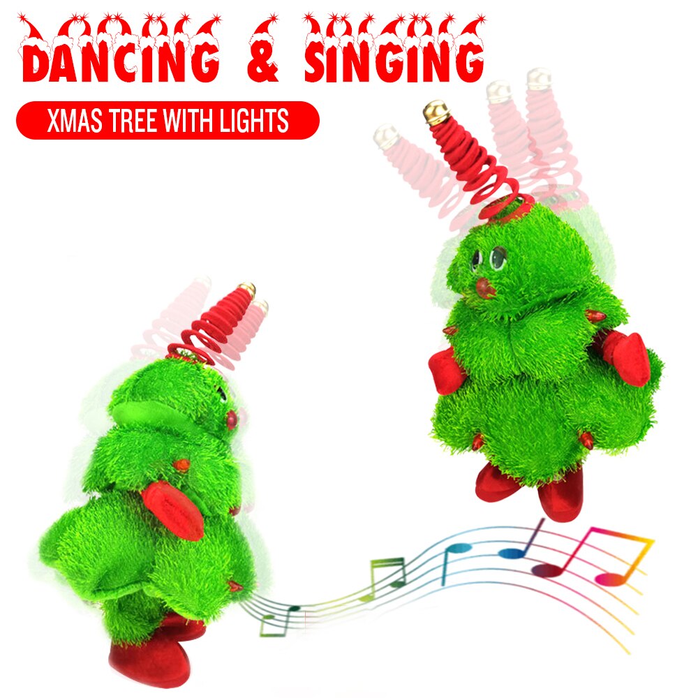 Dansen Kerstboom Zingen Kerstboom Met Verlichting Grappige Leuke Speelgoed Kerst Decoratie Xmas Voor Kinderen En Volwassenen