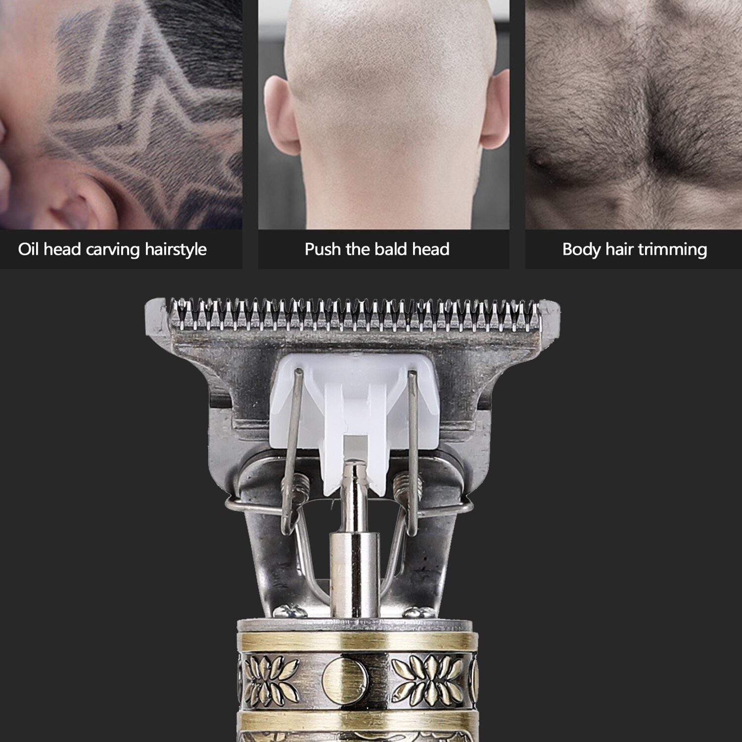 Haartrimmer voor mannen, elektrische tondeuse, tondeuse, draadloze tondeuse, usb-haartrimmer