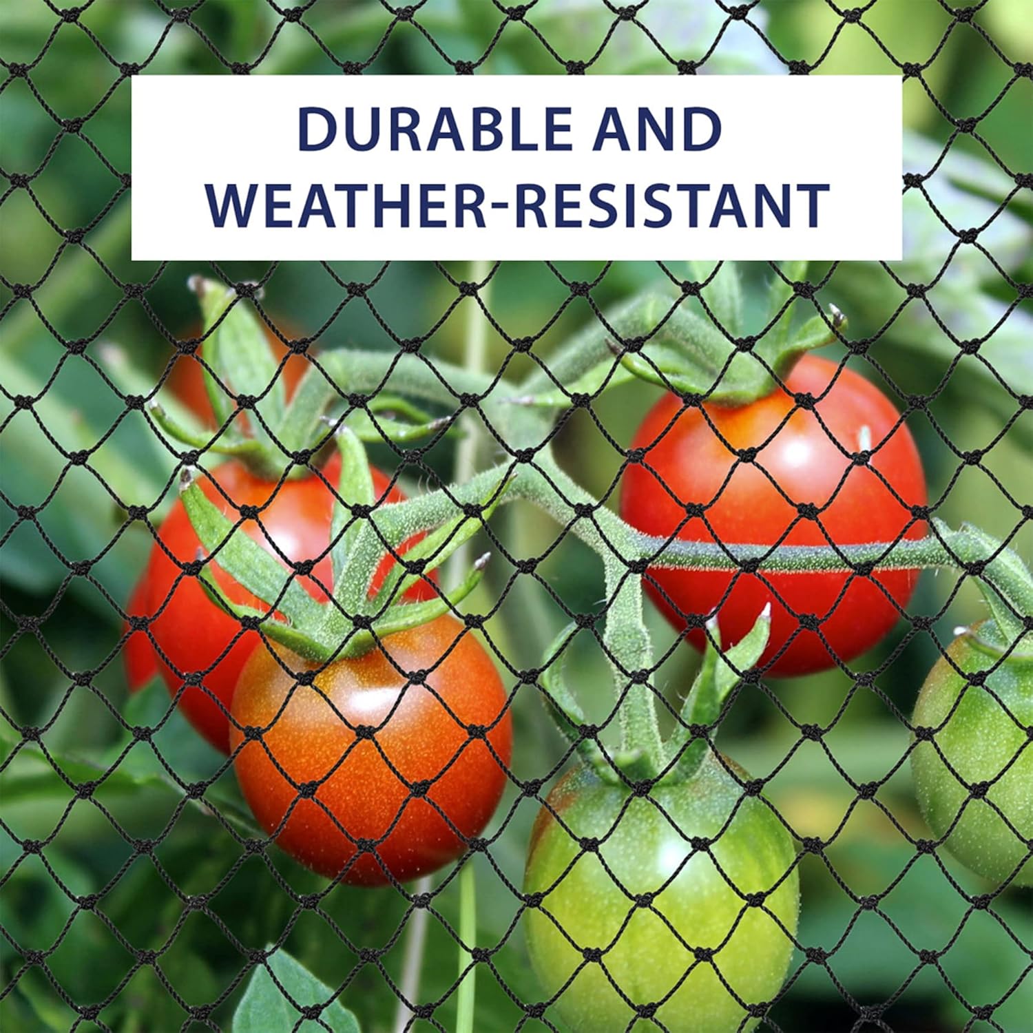 Black Bird Netting-Heavy Duty Anti Bird Deer Protective Net Garden Netting for Fruit Protecion Against Birds, Cat ,Deer and Dogs
