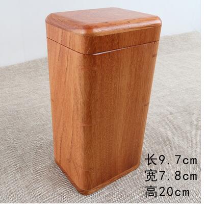 Draagbare thee blikken houten palissander palissander massief houten thee blikken pu& #39 ;er thee verpakkingsdoos opslag thee blikken