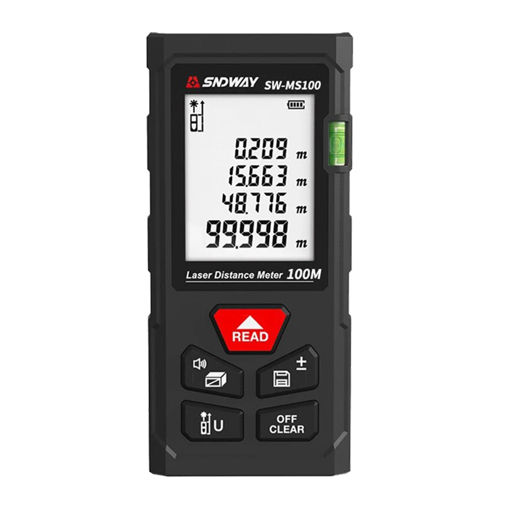 SNDWAY Misuratore di distanza laser SW MS50 MS70 MS100 Telemetro digitale Strumento di misurazione laser Telemetro professionale Misuratore laser