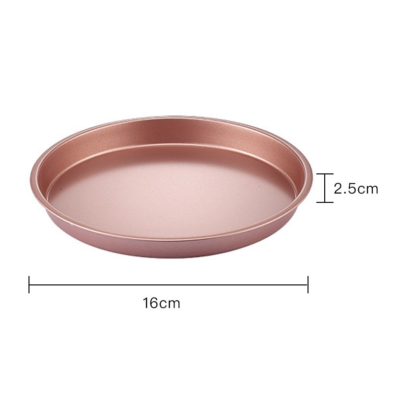 Poêle antiadhésive ronde en acier au carbone, de alimentaire, poêle à Pizza, outil de pâte, moule à gâteau, accessoires de cuisine: pick 6 inches