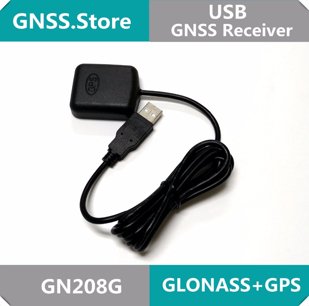 USB GPS ontvanger GNSS chip USB GPS GLONASS antenne, G-MOUSE 0183 NMEA, vervangen BU353S4