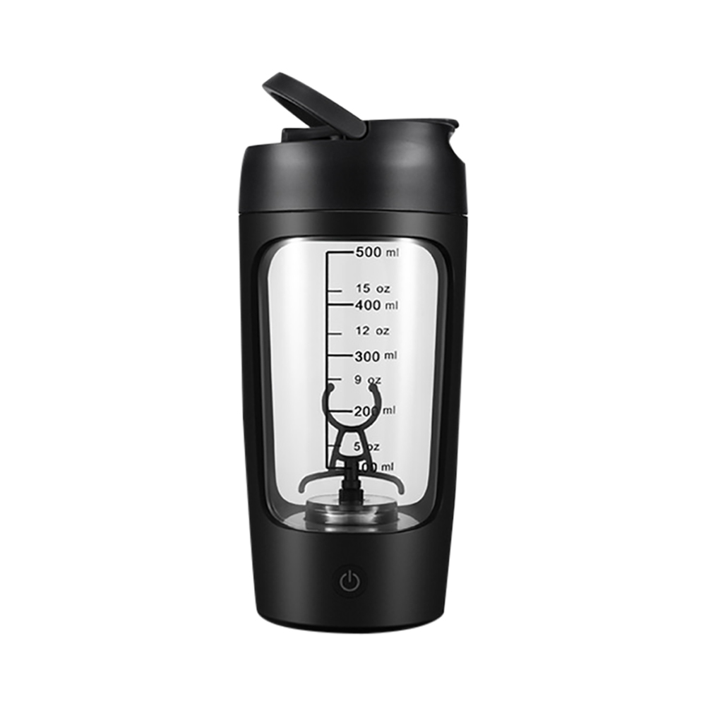 Botella coctelera de proteínas eléctrica USB de 650ml, taza de licuadora recargable portátil, tazas mezcladas multiusos de 650ml para entrenamiento físico