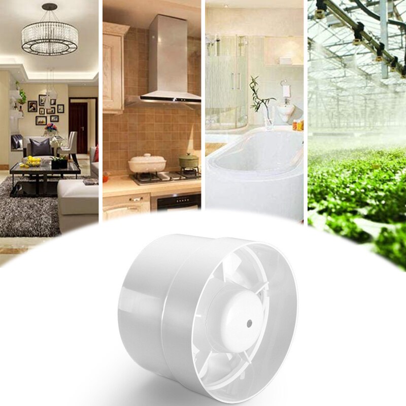 4 Inch Duct Inline Vents Fan 76220V 12W For Bathroom Vent Room Basement Greenhouse Attic Kitchen (4"/100mm) Ventilator Fans