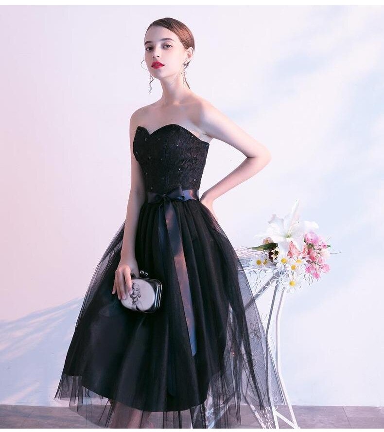 Wedding Dress Simple Tube Top Bridesmaid Dress Lace Dress Female Bride