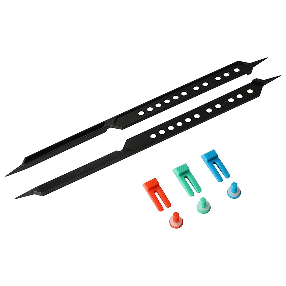 25.4cm Proportional Scale Divider Drawing Tool for Artists Plastic Painting Teaching Tools with 3Pcs Accessories