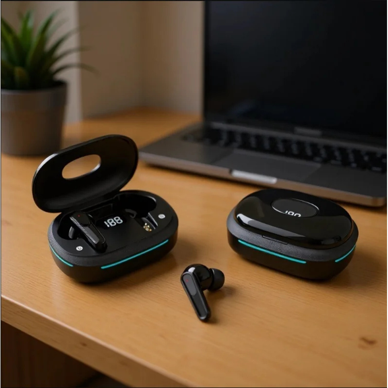 Novos Fones de Ouvido Sem Fio Mini de Alta Qualidade TWS Bluetooth com Microfone, Chamada HD, Estéreo, Fone de Ouvido Oculto à Prova d'Água