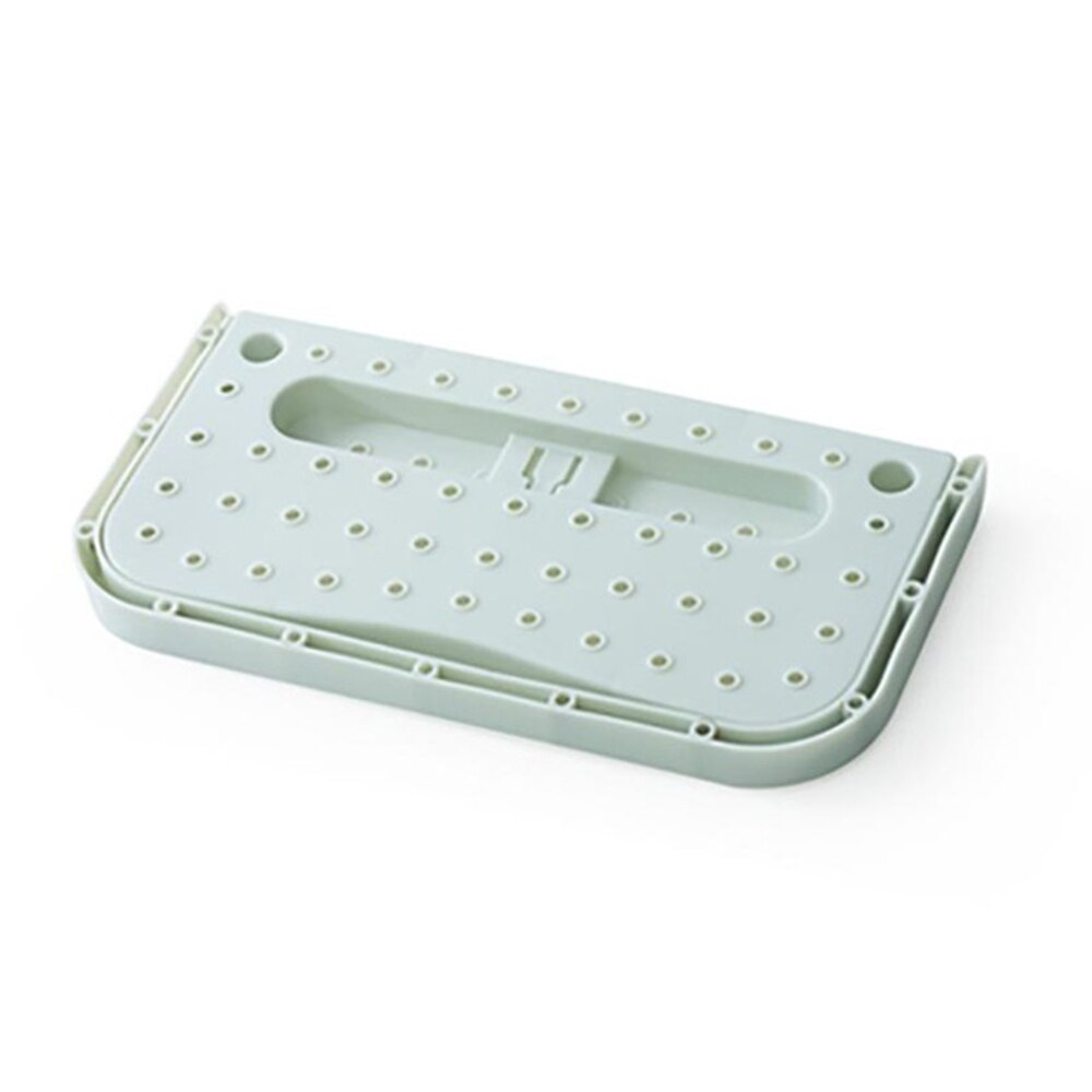 Hjem plast skohylle stativskap skjerm sammenleggbar vegg sko stativ oppbevaringsarrangør bak døren: Blå