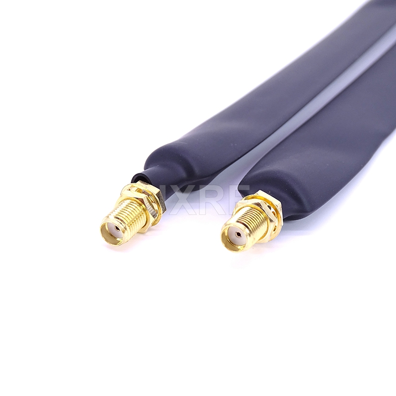 Sma Naar Sma Adapter Raam Doorgang Deur Door Platte Rf Coaxiale Kabel Coax Pigtail Jumper Koord: Lavendel / 5P