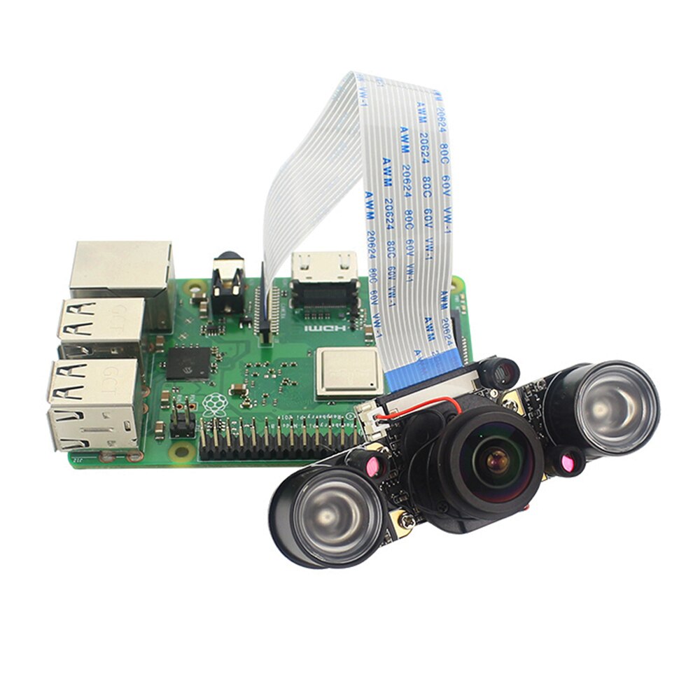 5MP Raspberry Pi Night Vision Camera Module - 1080P - IR-CUT - 175 Degree Angle - for Raspberry Pi 4B/3B+