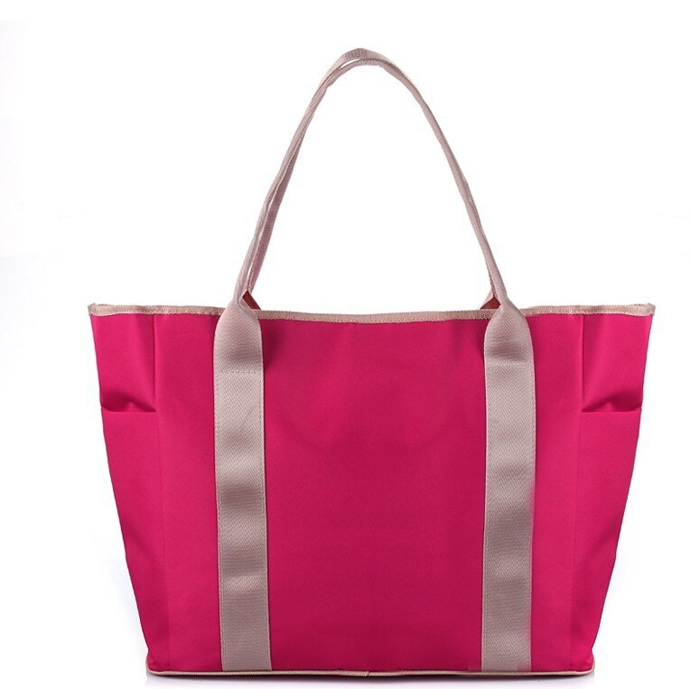 Ankommling Hand Luiertas Multifunctionele Mode Koreaanse Stijl Mama Bag Classic Verkoop Zwangere Vrouwen Moederschap Pakket: Rose red  with Shoulder Strap