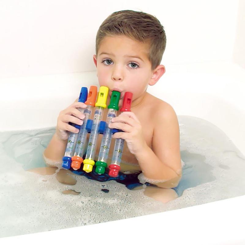 1 Pcs Water Fluit Speelgoed Kids Kinderen Muziek Douche Bad Tunes Kleurrijke Speelgoed Kleurrijke Water Fluiten Bad Tunes speelgoed Fun