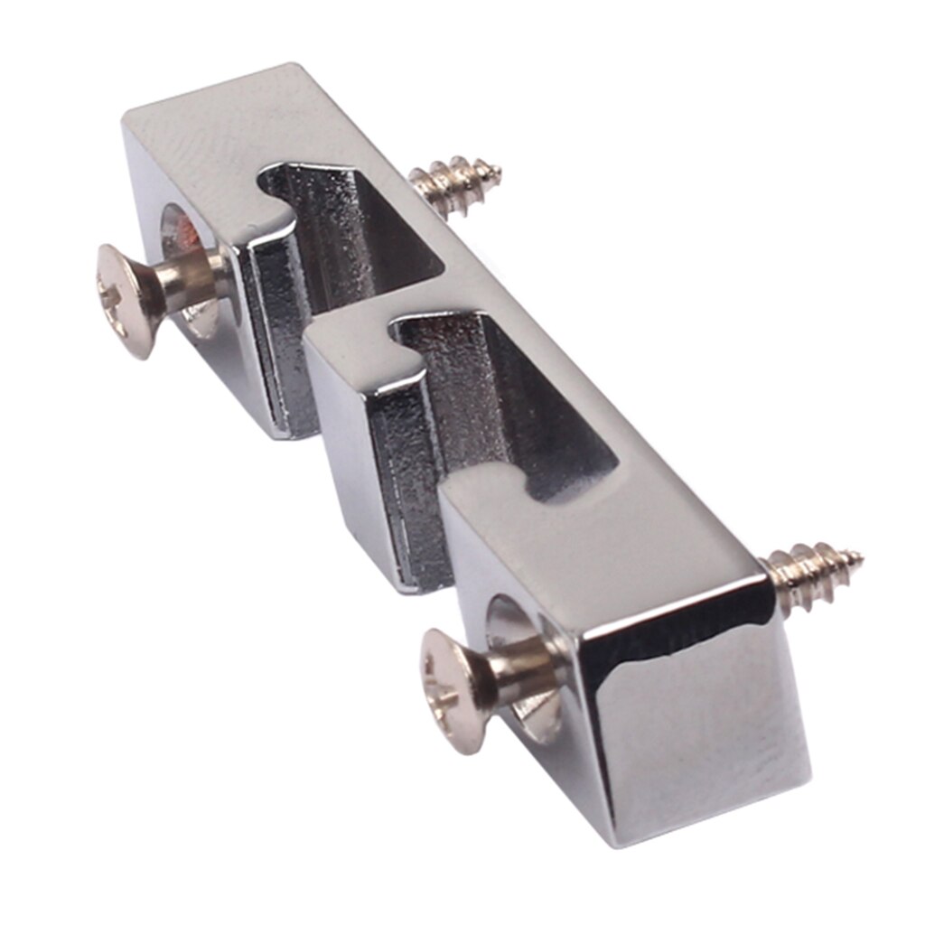 Caja para guitarra de bajo de 3 cuerdas, retenedor de guía de árbol con Tornillo de montaje
