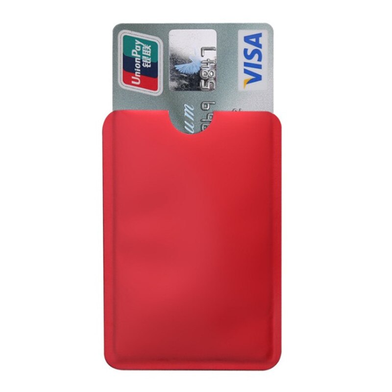 10 pièces/paquet antivol lecteur serrure banque ID Case Anti Rfid bloquant porte-carte Protection de sécurité intelligente en métal porte-carte de crédit