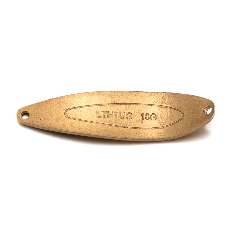 Lthtug 10g 18g maalaamaton iso lusikka syötti tee itse kalastus viehe ympäristönsuojelu kupari aihio metalli lusikat hauen lohi spinner