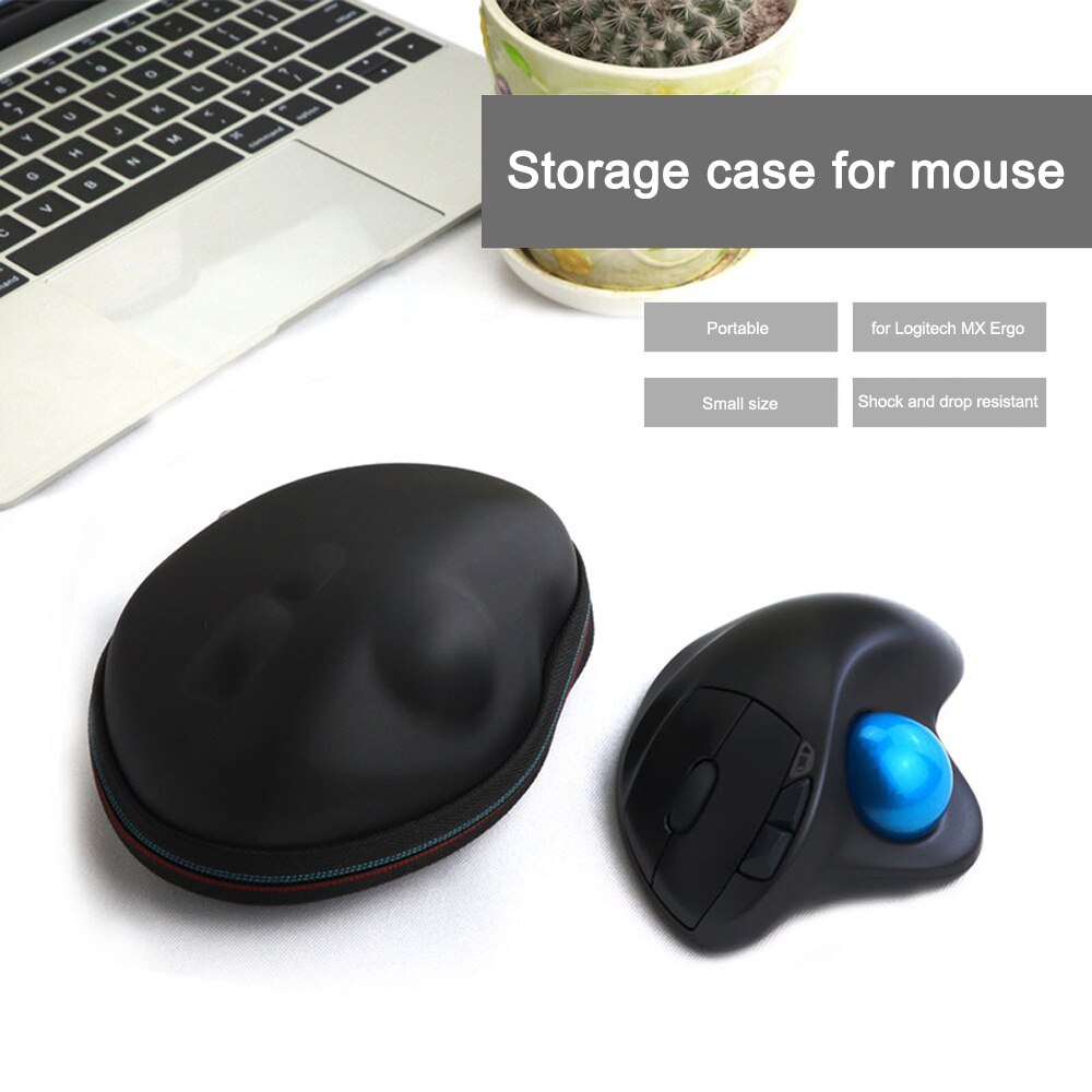 Travel Case Protective Hard EVA Carrying Case Portable Storage Box Protector Bag For Logitech MX Ergo Mouse Cover Case Bag