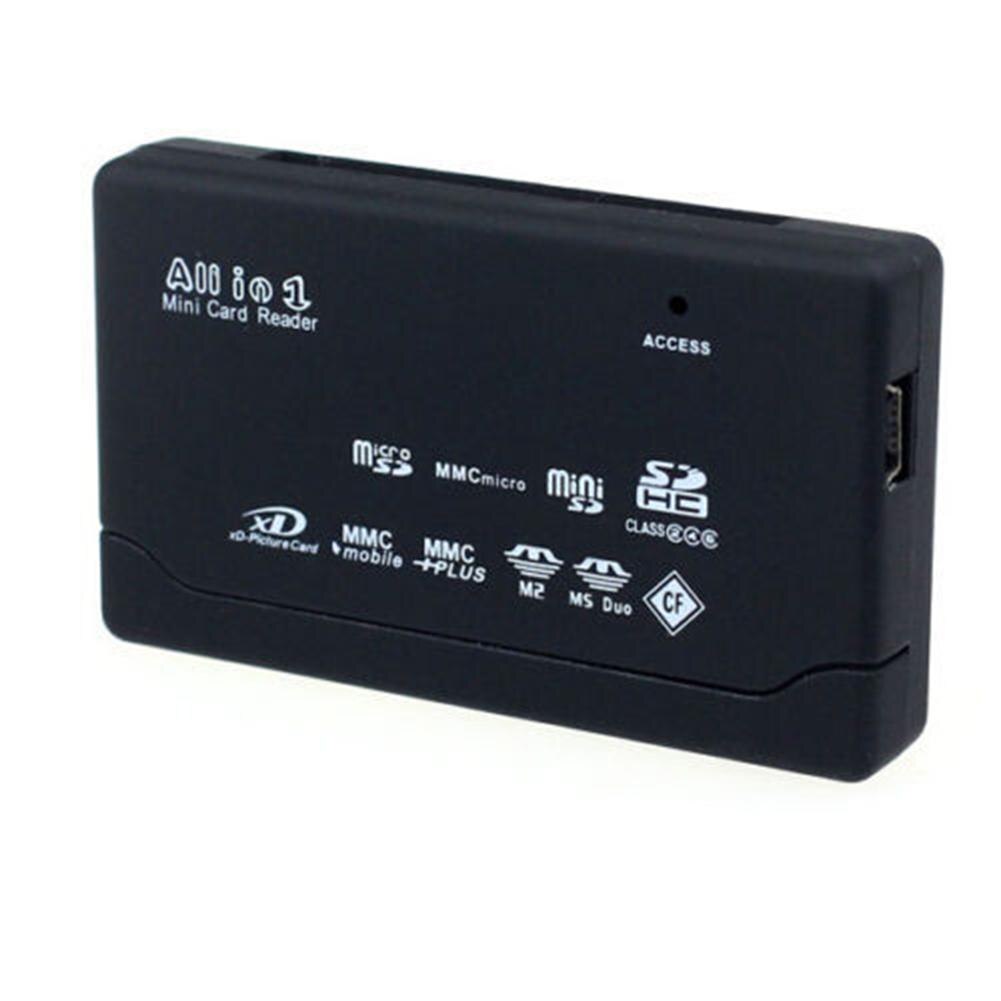 Alle in 1 Kaartlezer Adapter SD TF CF MS Micro (M2) USB 2.0 Card Muti-Card