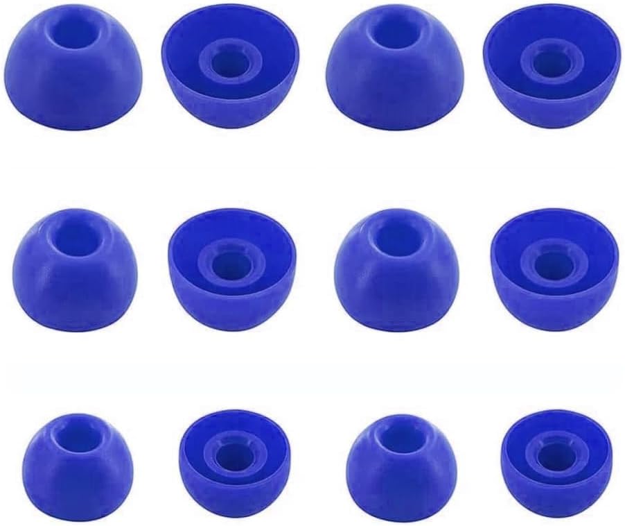 Silikon Ohr stöpsel für schlägt passen Profi Ersatz spitzen für schlägt passen Profi/schlägt Studio Knospen Ohrhörer 6 Paar lms: dunkel Grau