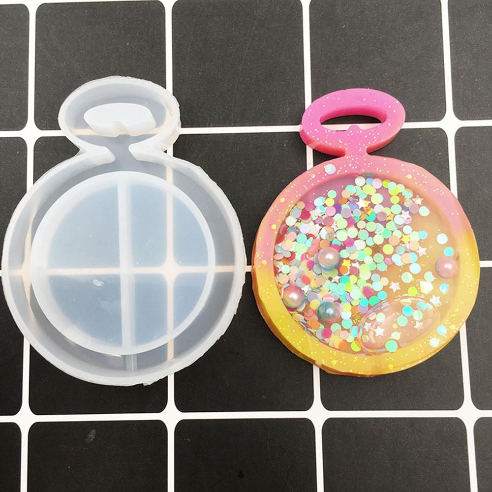 1PC Kreative Multi Geformt Silikon Formen DIY Schlüssel Kette Anhänger Erdbeere Shaker Silikon Formen Schmuck Machen Werkzeuge