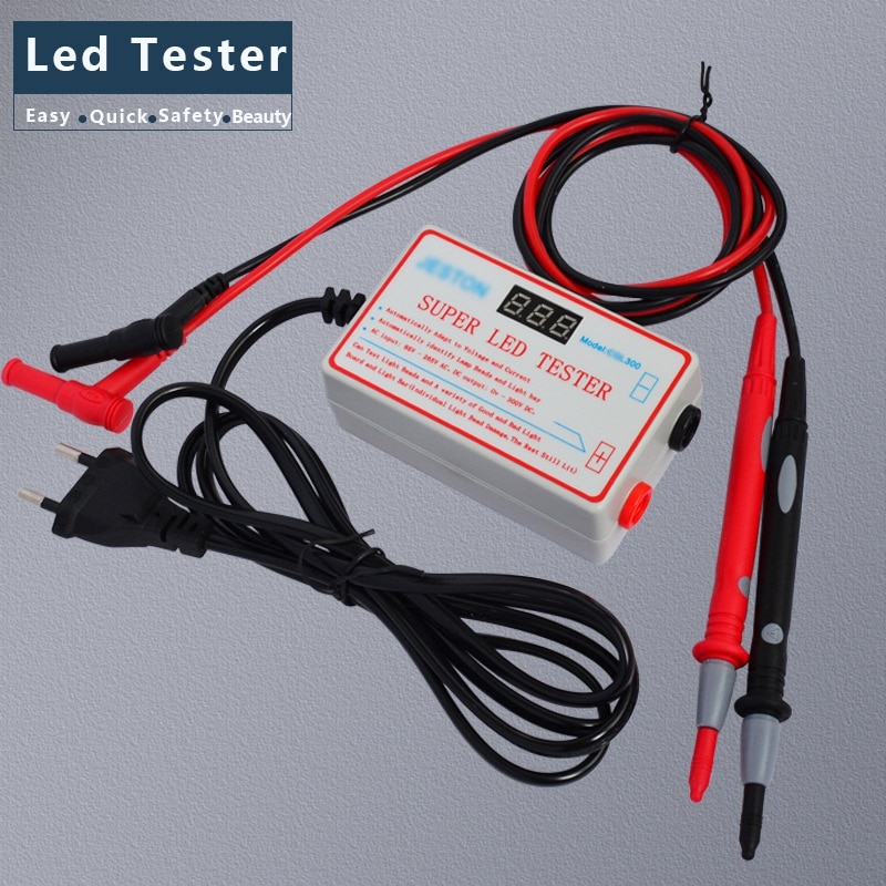 -0-300V LED-Tester LED Streifen Lampe Prüfung Werkzeug mit Spannung Anzeige und Einstellbare Spannung (uns Stecker)