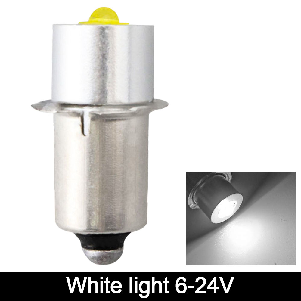 P13.5S E10 BA9S Base 5W LED Upgrade Lampen Wit Maglite Zaklamp 6500K 3W DC6V-24V Vervanging lampen Fakkels Werklamp: RGB