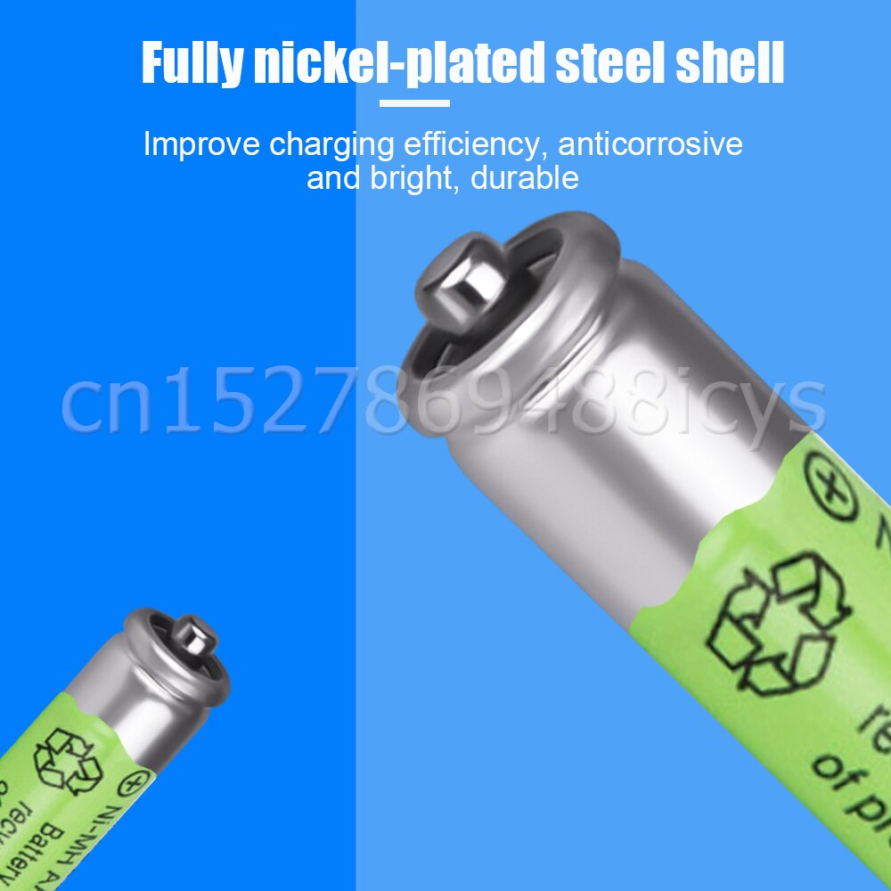 1-4PCS 1.2V 600mAh AAA Ni-MH Rechargeable Battery For Camera LED Light Toy MP3 Shaver Remote Control Replace Lithium Battery 3A