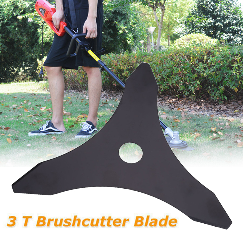 3 T débroussailleuse lame tondeuse à gazon tondeuse jardin acier noir universel désherbeur coupe buissons accessoires