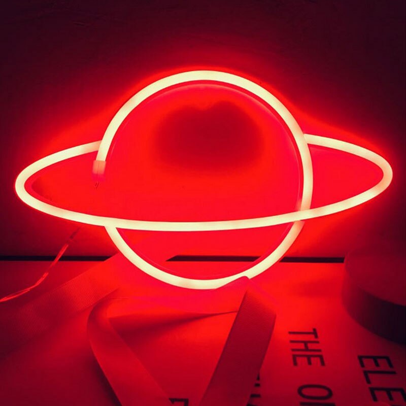 LED Neon- Zeichen Universum Tafel Zauberstab Licht Geschäft Einkaufen Zeichen für Kunst Bar Atmosphäbetreffend Hängen Lampe Party Hochzeit Hause Dekor: rot