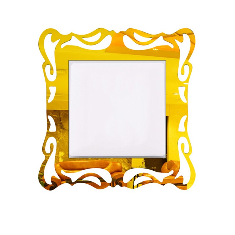 Acryl Spiegel Schakelaar Sticker 3D Muursticker Accessoires Socket Decoratie Kinderen Hotel Kamer Poster On-Off Sticker Keuken Decal