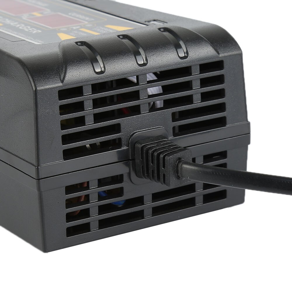 Eu Plug Auto Batterij Lader Volautomatische 150V-250V Naar 12V 6A Smart Fast Power Opladen geschikt Voor Auto Motorfiets