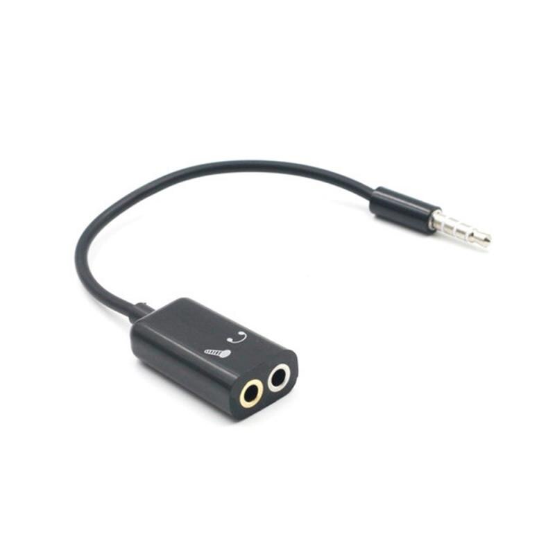 Earphone Audio Cable Y Splitter Dual Audio Line 3.5 mm Headset Jack Headphone Adapter Fastshipping!