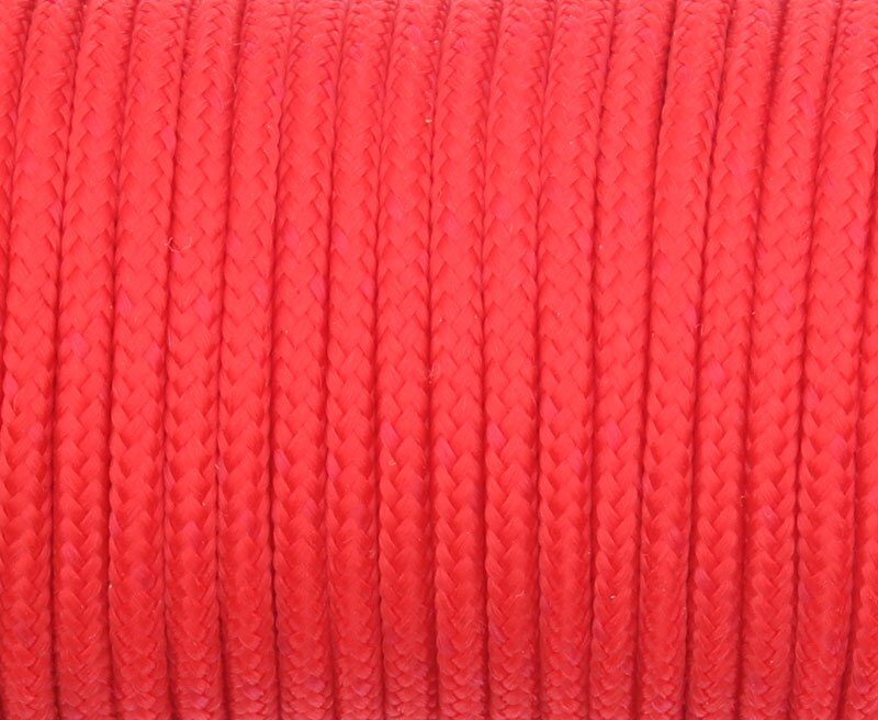 Paracord 2mm one stand Cores Paracord for Survival Parachute Cord Lanyard Camping Climbing Camping Rope Hiking: 2mm red / 15meters