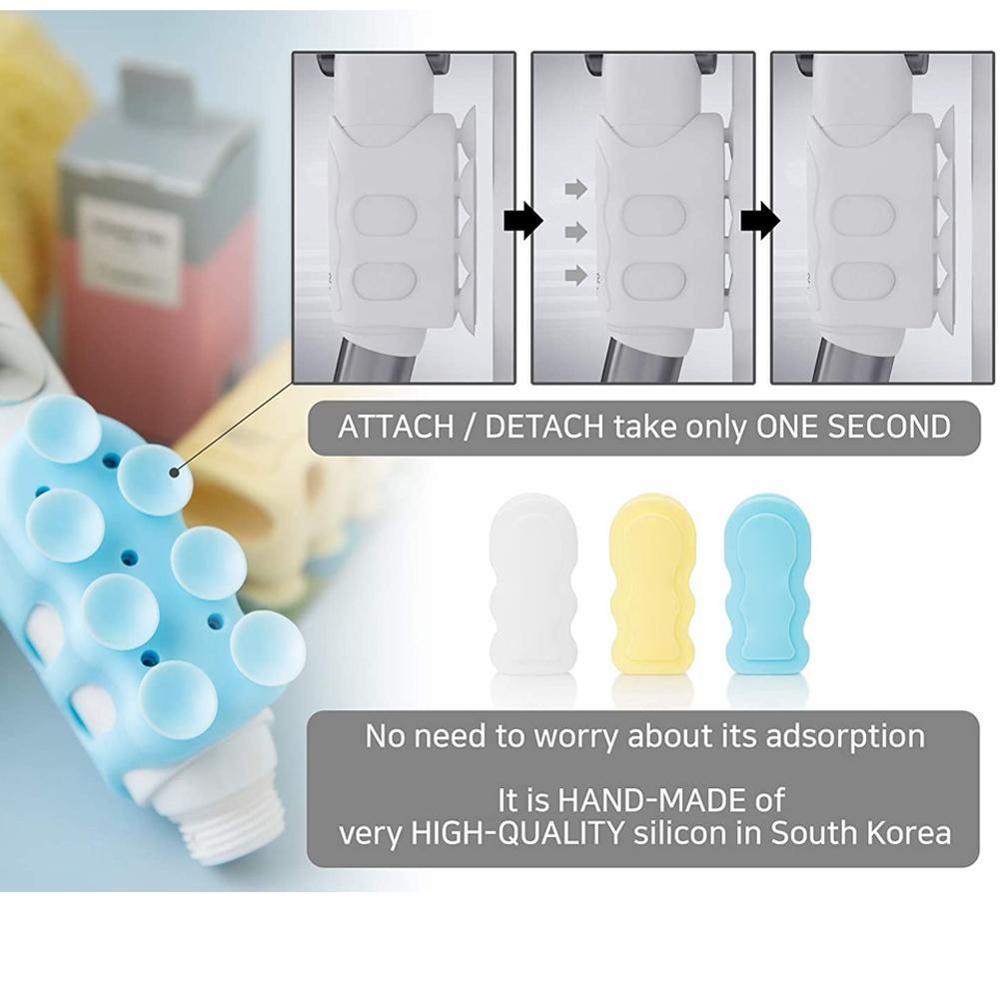 1PC Reusable Silicone Shower Head Holder Durable Suction Mount Accessories Stand Cup Rack Bracket Bathroom Shower Wall Bath C9K8