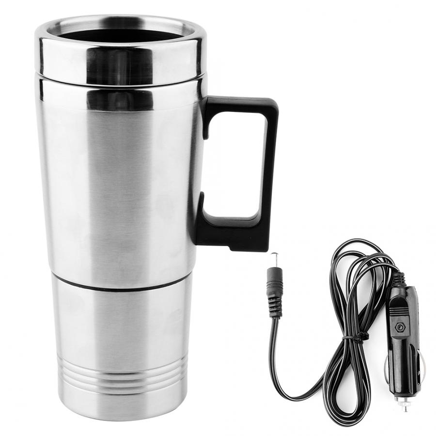 350ml + 150ml bil el-kedel kaffe te vand varme kop 12v rustfrit stål