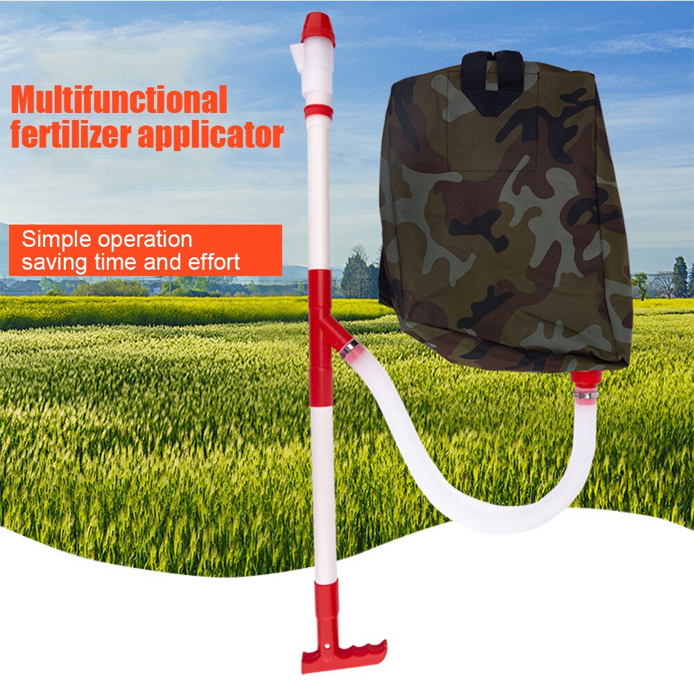 Agricultural Tool Garden Supplies Corn Manual Dressing Fertilizer Spreader Home With Bag Single Tube Labor Saving Tree Top