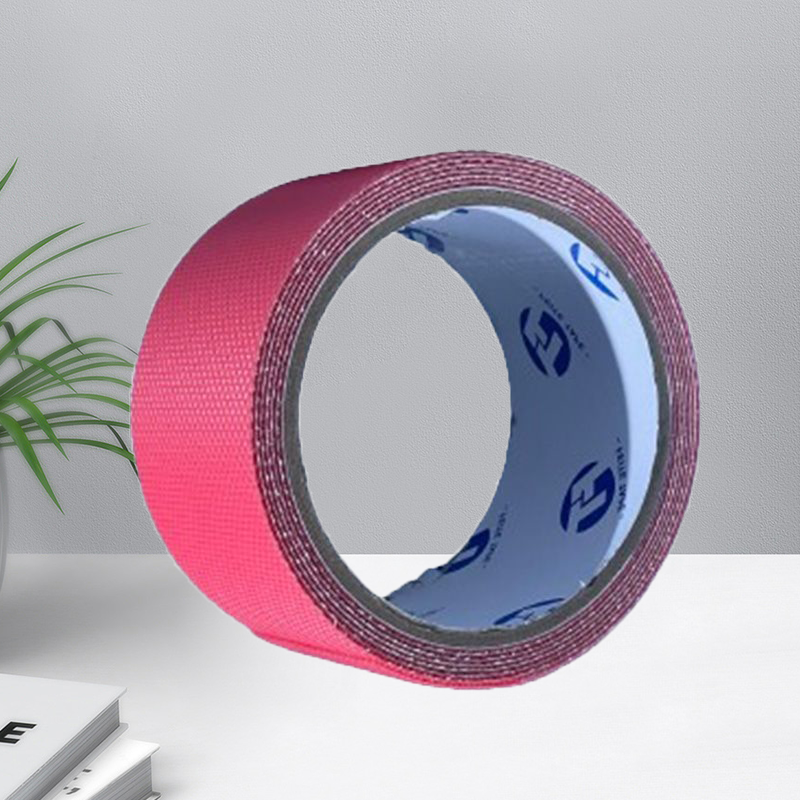 Anti-Slip Tape, Self-Adhesive Wear-Resistant Non-Skid Transparent Silicone Pad, Grid Pattern Waterproof Anti-Slip Grip Strip: Red / 50mm / 10M