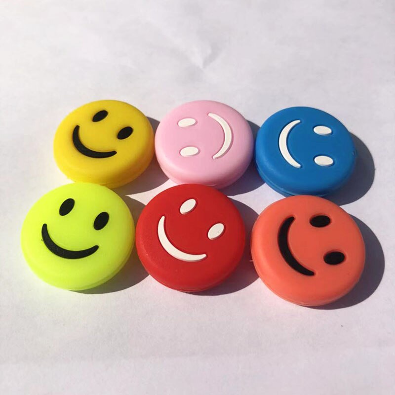 5 uds colores surtidos sonrisas directo amortiguador de vibraciones raquetas de tenis amortiguadores
