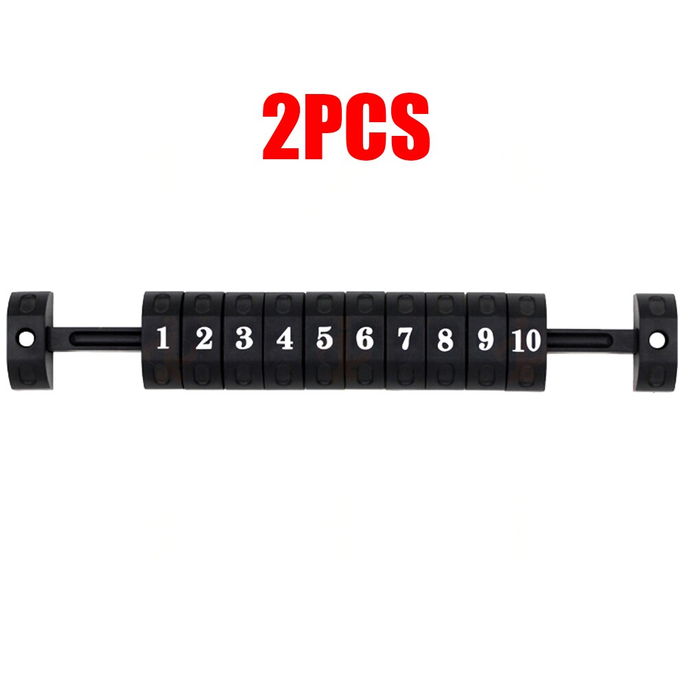 Markers Football Score Counters Plastic Table Scorekeeper Football Units: Black