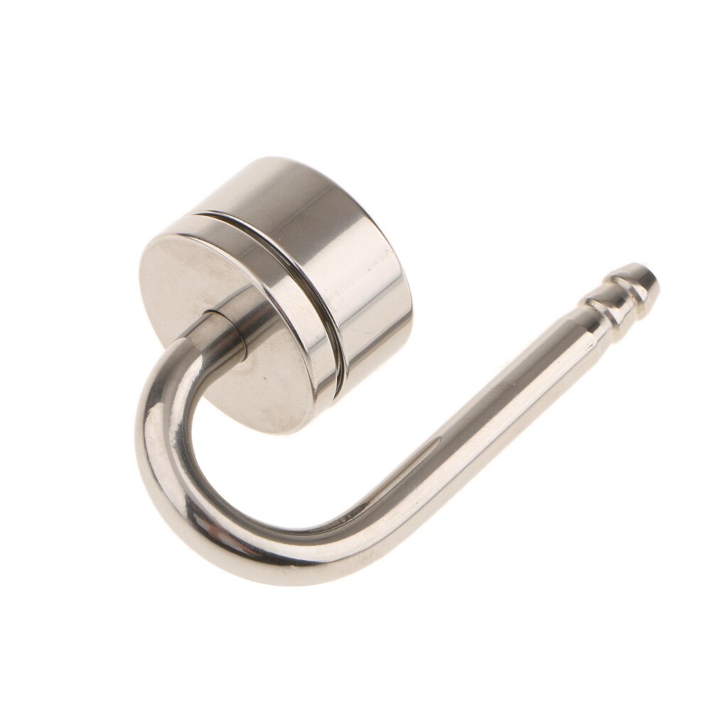 U shap Stainless Steel Aquarium CO2 Diffuser Reactor Sucker 6.5cm Silver