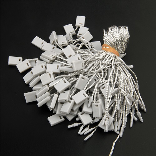 1000 Stuks Hang Tag Koord 7 Inches Hang Tag String Koord Voor Kledingstuk Prijskaartje Seal Tag: grey