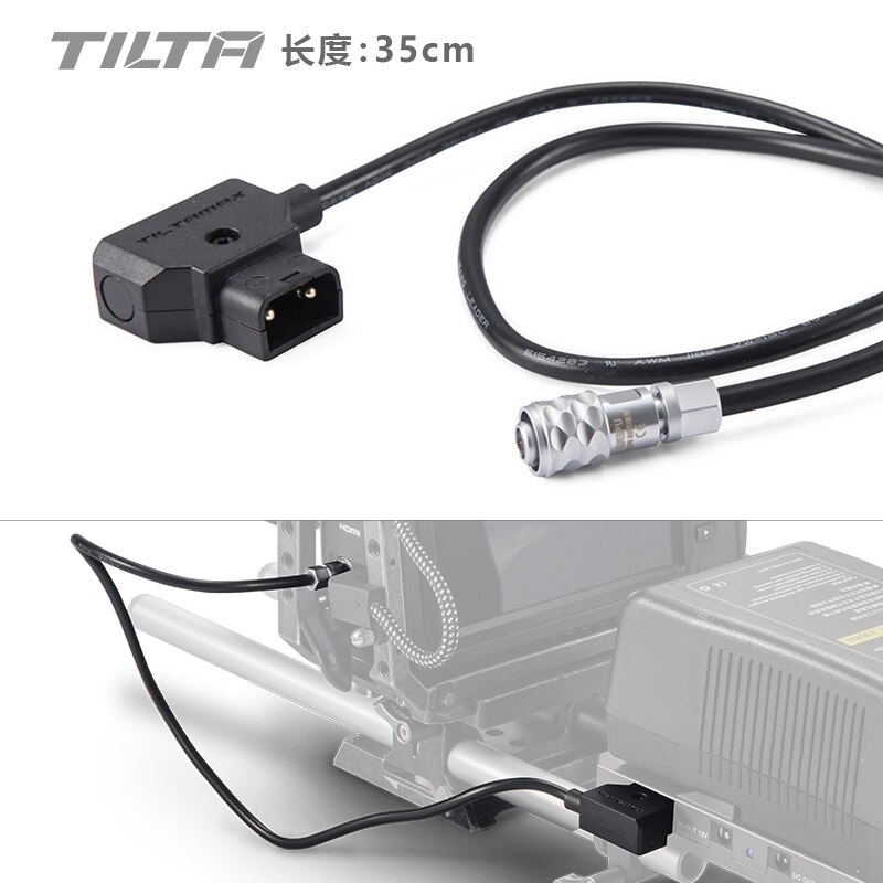 TILTA Black Color Cage for BMPCC4K 6K DSLR Camera Cage for Blackmagic Pocket Cinema Accessories Kit TA-T01-FCC-B: B Port Cable