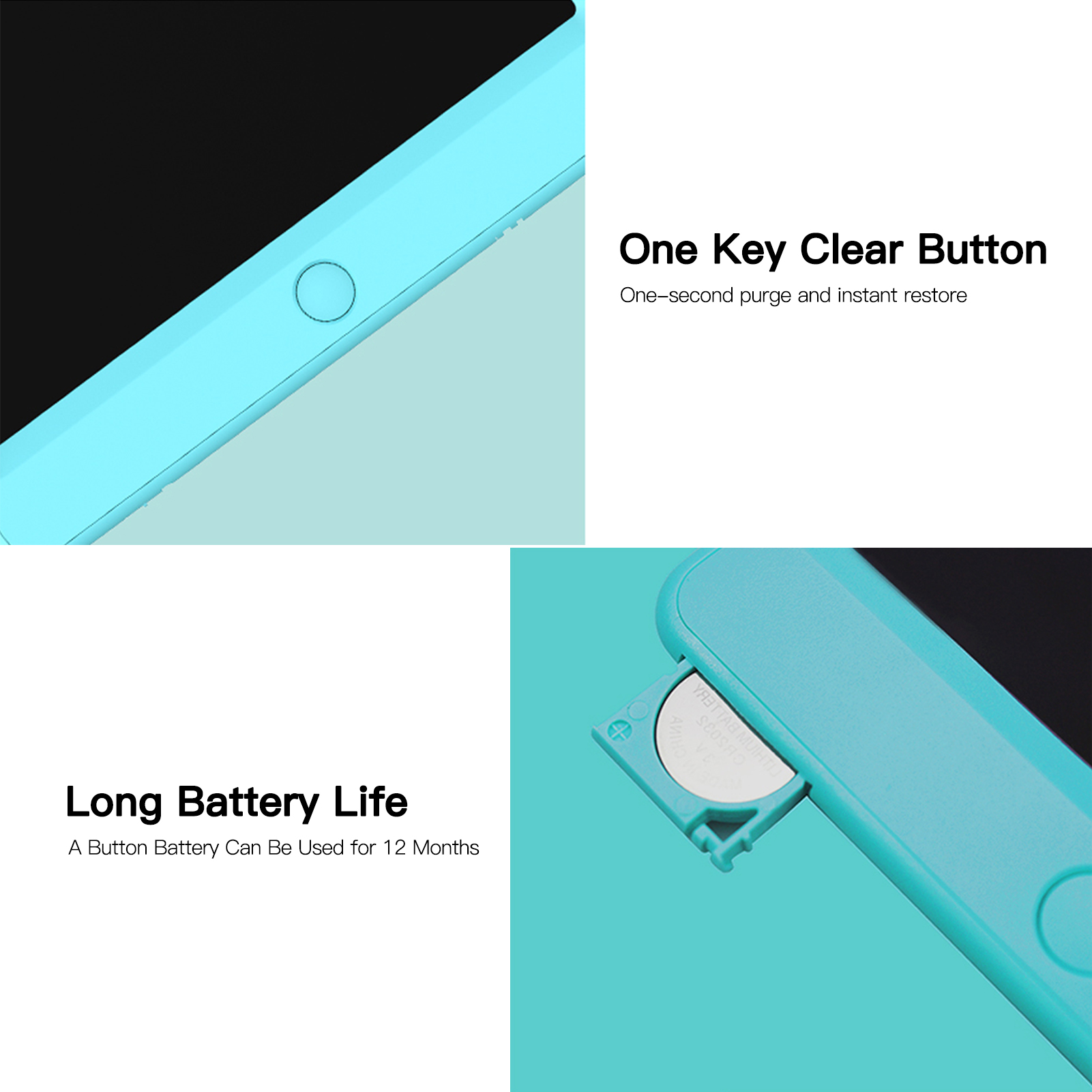 Tablette LCD pour écriture et dessin, 10.5 pouces, tableau coloré avec stylet magnétique pour apprentissage éducatif au bureau