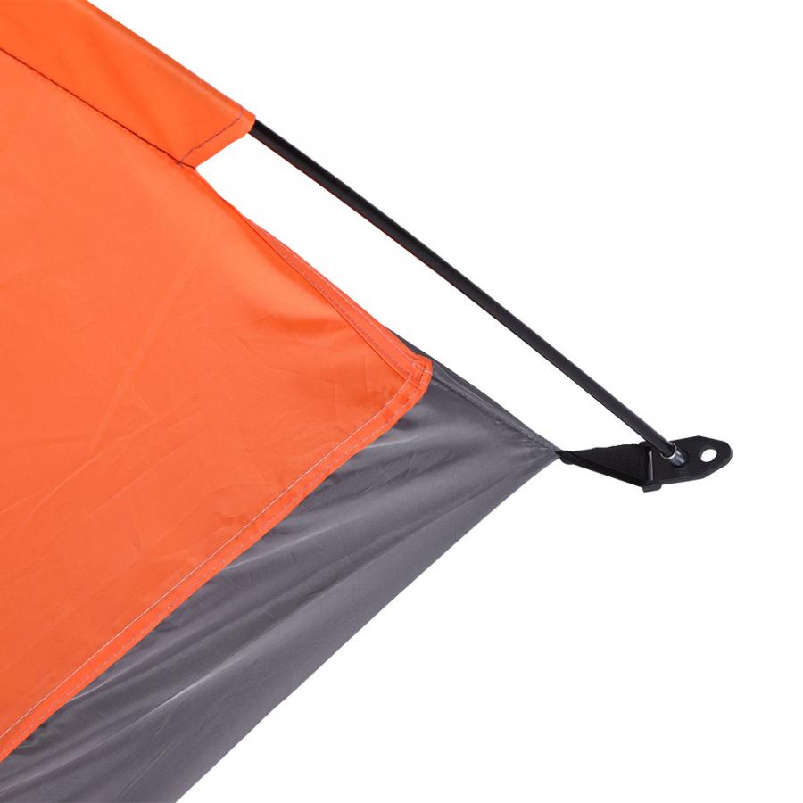 Outdoor-zeltmarkise für 1-2 personen, einlagig, aus oxford-gewebe, ideal zum campen, klettern, angeln und für den strand, inklusive heringstangen und aufbewahrungstasche