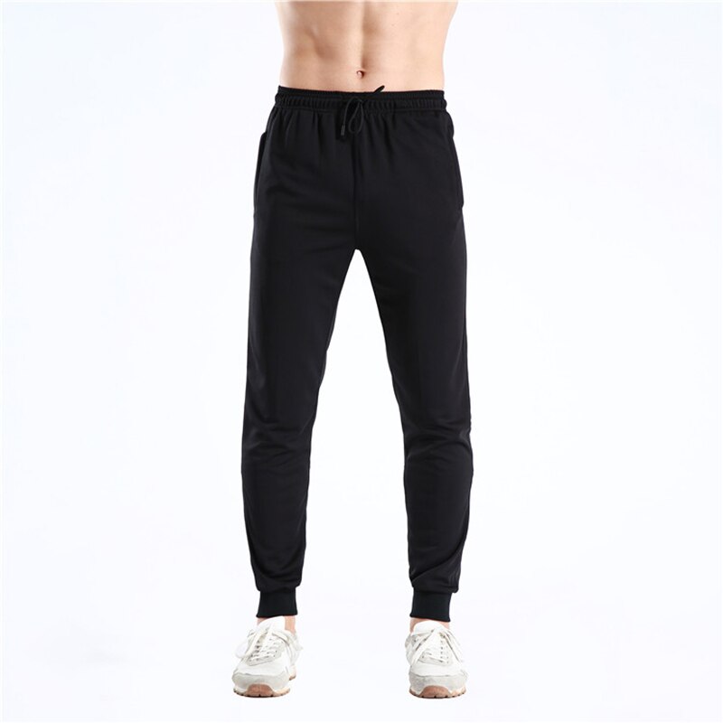 Jogging Sports Pants Men Running Trousers Breathable Bandage Waist with Zip Pocket Basketball Football Workout Tennis