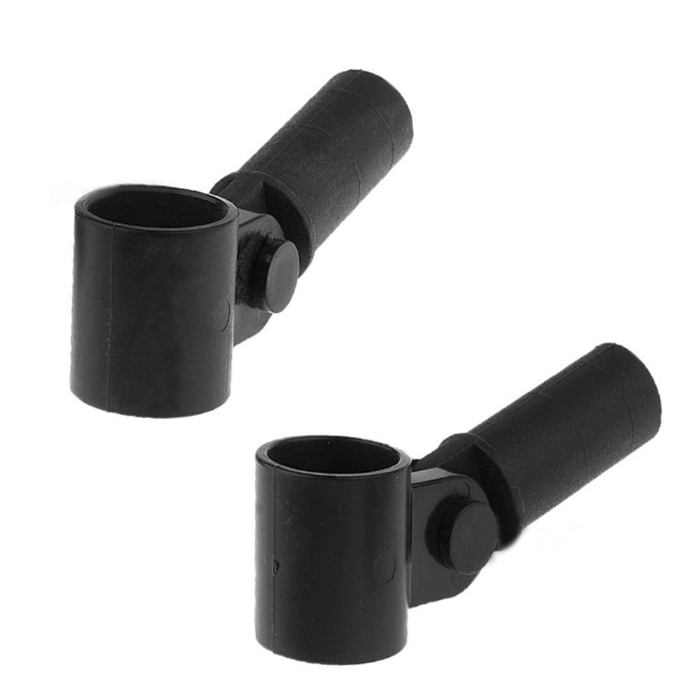 2 Pieces Inflatable Fishing Boat Awning Bimini Top Activity Connectors Fasteners Jaw Slide With Eye End Cap Kayak Accessories
