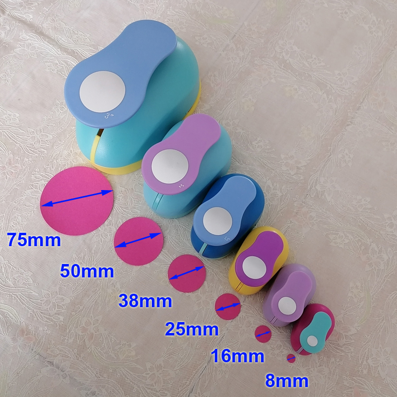 1pc 3" 2" 1.5" 1" Star Shape Craft Hole Punch Paper Cutter Scrapbooking School Puncher EVA Embossing Tool: Blue