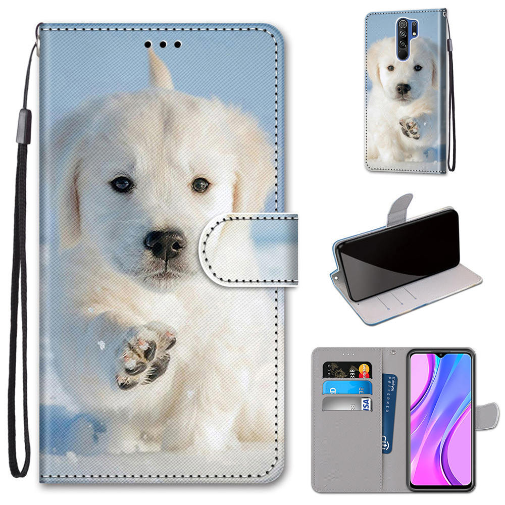 Custodia per Xiaomi Redmi 9 custodia Flip portafoglio in pelle custodia magnetica per Xiaomi Redmi 9 Redmi 9 custodie per libri Cute Anime Cat Fundas Bag: 7